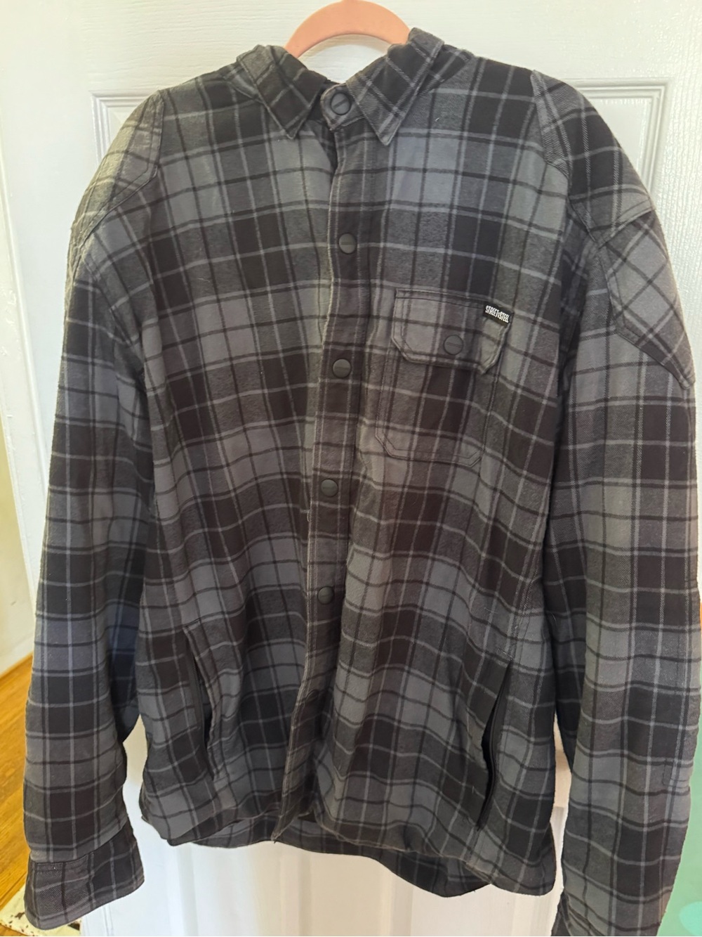 Motorcycle Jacket Street And Steel NWOT’s Black/Grey Protective Gear Size 3XL